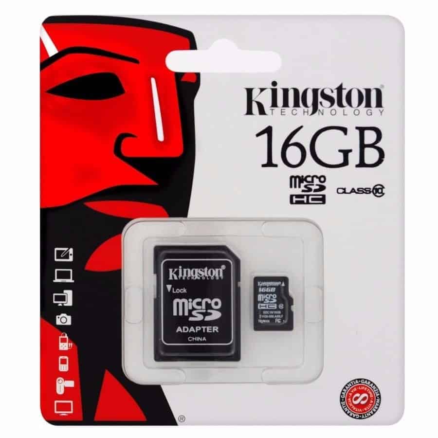 MicroSD Kingston 16gb clase 10