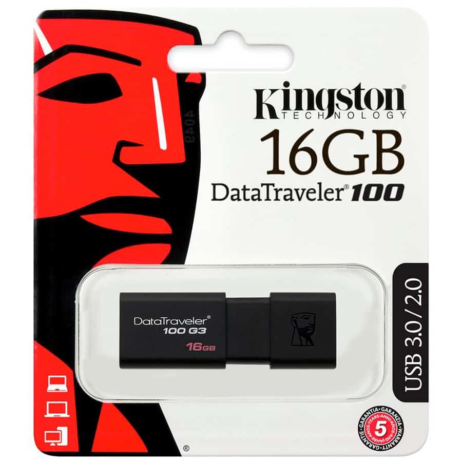 PenDrive Datatraveler 16Gb Usb 3.0 Kingston